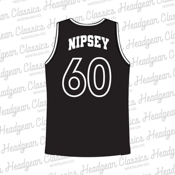 Kekamlas Head Gear Nipsey Hussle Victory Lap Black Jersey Size L - Picture 4 of 9